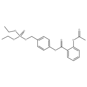 4-[[(Diethoxyphosphinyl)oxy]methyl]phenyl 2-(acetyloxy)benzoate Structure