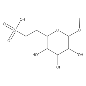 Methyl 6,7-dideoxy-7-sulfo-I+/--D-manno-heptopyranoside Structure