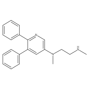 N1-(5,6-Diphenylpyridin-3-yl)-N1,N2-dimethylethane-1,2-diamine结构式