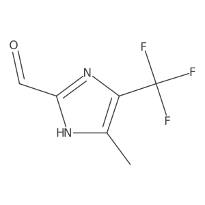 5-Methyl-4-(trifluoromethyl)-1H-imidazole-2-carbaldehyde Structure