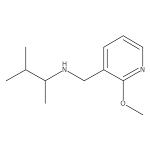 [(2-Methoxypyridin-3-yl)methyl](3-methylbutan-2-yl)amine结构式