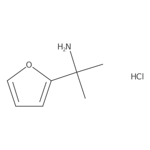 2-(Furan-2-yl)propan-2-amine hydrochloride结构式