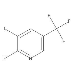 2-Fluoro-3-iodo-5-(trifluoromethyl)pyridine Structure