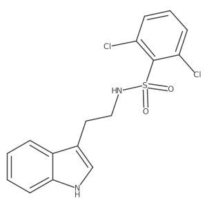 2,6-Dichloro-N-[2-(1H-indol-3-yl)ethyl]benzenesulfonamide Structure