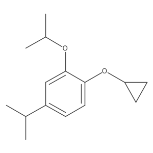 1-Cyclopropoxy-2-isopropoxy-4-isopropylbenzene Structure
