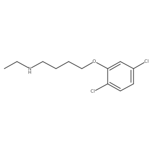 4-(2,5-Dichlorophenoxy)-N-ethyl-1-butanamine结构式