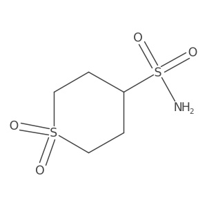 1,1-Dioxothiane-4-sulfonamide结构式