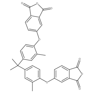 5-[4-[2-[4-[(1,3-Dioxo-2-benzofuran-5-yl)oxy]-3-methylphenyl]propan-2-yl]-2-methylphenoxy]-2-benzofuran-1,3-dione Structure