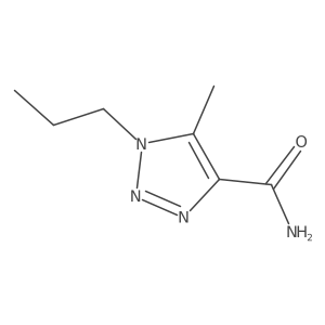 5-methyl-1-propyl-1H-1,2,3-triazole-4-carboxamide Structure