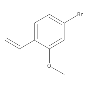 4-Bromo-1-ethenyl-2-methoxybenzene Structure