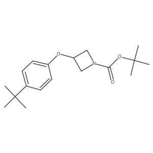 Tert-butyl 3-(4-tert-butylphenoxy)azetidine-1-carboxylate Structure