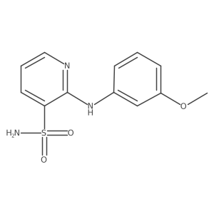 2-[(3-Methoxyphenyl)amino]pyridine-3-sulfonamide结构式