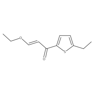 3-Ethoxy-1-(5-ethylthiophen-2-yl)prop-2-en-1-one Structure