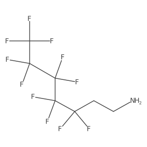 1H,1H,2H,2H-Perfluoroheptylamine Structure