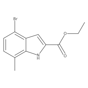 Ethyl 4-bromo-7-methyl-1H-indole-2-carboxylate Structure