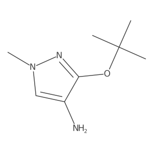 3-(tert-Butoxy)-1-methyl-1H-pyrazol-4-amine Structure