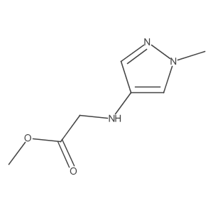 Methyl (1-methyl-1H-pyrazol-4-yl)glycinate Structure