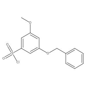 3-(Benzyloxy)-5-methoxybenzenesulfonyl chloride Structure