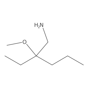 2-Ethyl-2-methoxy-pentylamine结构式