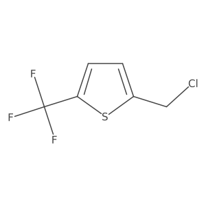 2-(Chloromethyl)-5-(trifluoromethyl)thiophene Structure