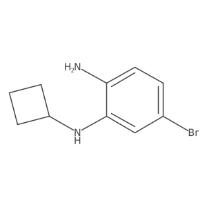 5-bromo-N1-cyclobutylbenzene-1,2-diamine Structure