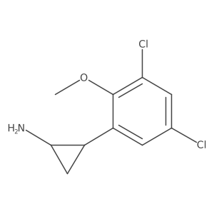 2-(3,5-Dichloro-2-methoxyphenyl)cyclopropan-1-amine Structure