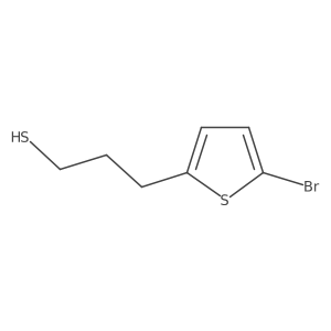 3-(5-Bromothiophen-2-yl)propane-1-thiol Structure