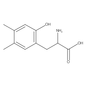 2-Amino-3-(2-hydroxy-4,5-dimethylphenyl)propanoic acid结构式