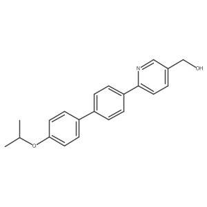 [6-[4-(4-Propan-2-yloxyphenyl)phenyl]pyridin-3-yl]methanol Structure