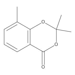 2,2,8-Trimethyl-4H-benzo[d][1,3]dioxin-4-one结构式