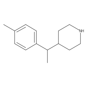 4-[1-(4-Methylphenyl)ethyl]piperidine Structure