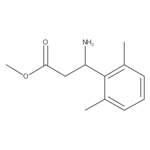 Methyl 3-amino-3-(2,6-dimethylphenyl)propanoate Structure
