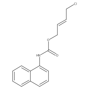 1-Naphthalenecarbamic acid, 4-chloro-2-butenyl ester, (E)-结构式