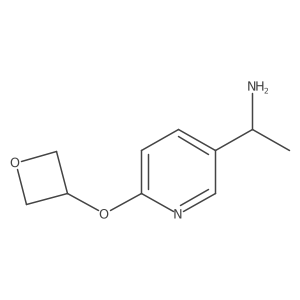 1-(6-(Oxetan-3-yloxy)pyridin-3-yl)ethanamine结构式