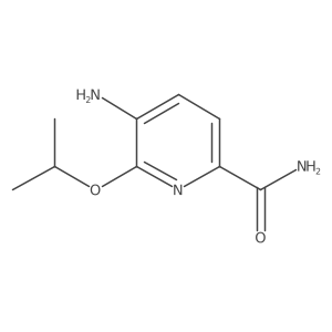 5-Amino-6-(propan-2-yloxy)pyridine-2-carboxamide Structure
