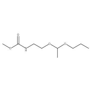 Carbamic acid, [2-(1-propoxyethoxy)ethyl]-, methyl ester结构式