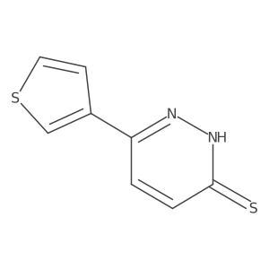 3-(3-thienyl)-1H-pyridazine-6-thione Structure