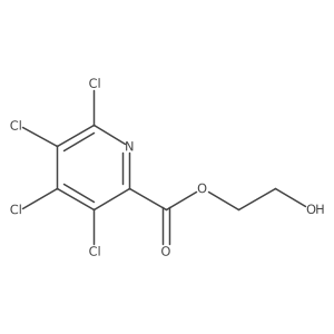 2-Hydroxyethyl 3,4,5,6-tetrachloropyridine-2-carboxylate Structure