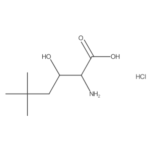 2-Amino-3-hydroxy-5,5-dimethylhexanoic acid hydrochloride Structure