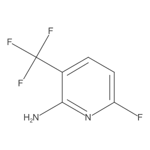 6-Fluoro-3-(trifluoromethyl)pyridin-2-amine结构式