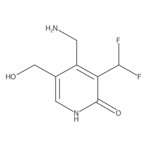 4-(Aminomethyl)-3-(difluoromethyl)-5-(hydroxymethyl)pyridin-2-ol Structure