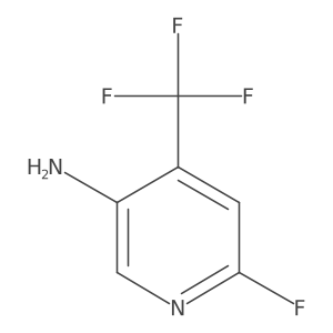 6-Fluoro-4-(trifluoromethyl)pyridin-3-amine Structure