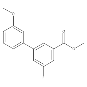 Methyl 3-fluoro-5-(3-methoxyphenyl)benzoate Structure