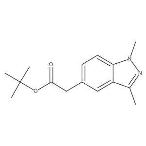 1,1-Dimethylethyl 1,3-dimethyl-1H-indazole-5-acetate Structure