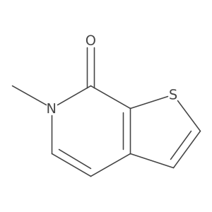 6-Methylthieno[2,3-C]pyridin-7(6H)-one结构式
