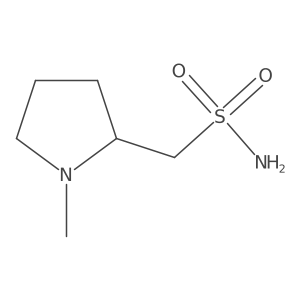 (1-Methylpyrrolidin-2-yl)methanesulfonamide结构式