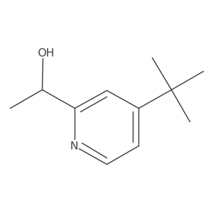 1-(4-(tert-Butyl)pyridin-2-yl)ethanol Structure