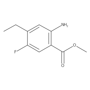 Methyl 2-amino-4-ethyl-5-fluorobenzoate Structure