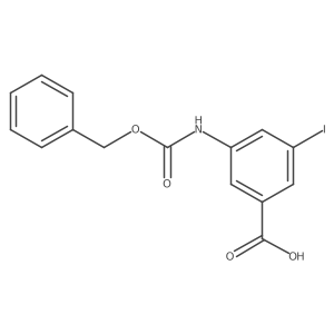 3-{[(Benzyloxy)carbonyl]amino}-5-iodobenzoic acid Structure