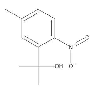 2-(5-Methyl-2-nitrophenyl)propan-2-ol Structure